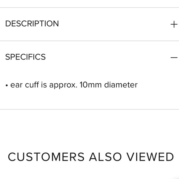 Zoe chicco gold ear cuff - Picture 4 of 6